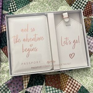 Passport and luggage tag